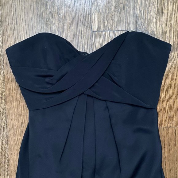 Nicole Miller Strapless Dress - Black (Size 4) - Picture 2 of 12